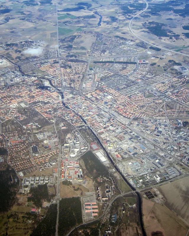 Vy över Uppsala