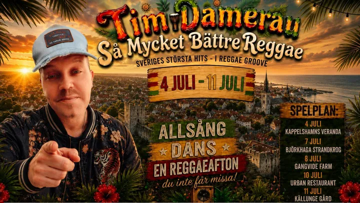 Så Mycket Bättre Reggae Tour - Björkhaga Strandkrog – Klintehamn