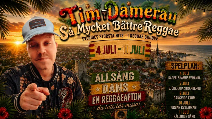 Så Mycket Bättre Reggae Tour - Urban Restaurang – Slite