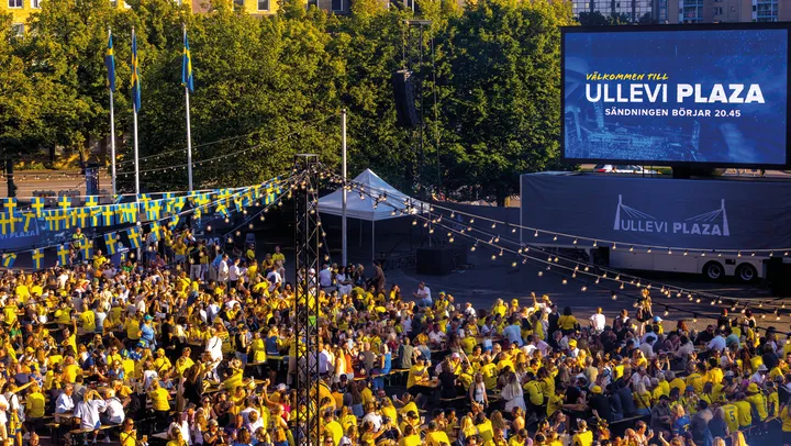 Fotbolls-VM på storbild – Göteborg