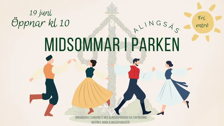 Midsommar i Alingsåsparken – Alingsås