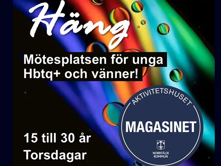 En månad för livet – Pride Häng på Magasinet – Norrtälje